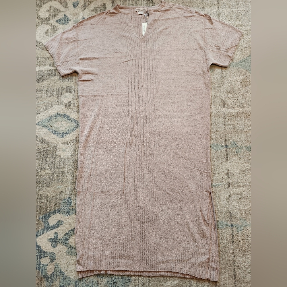 Barefoot Dreams Cozy Chic Ultra Lite Caftan. O/S Faded Rose color.